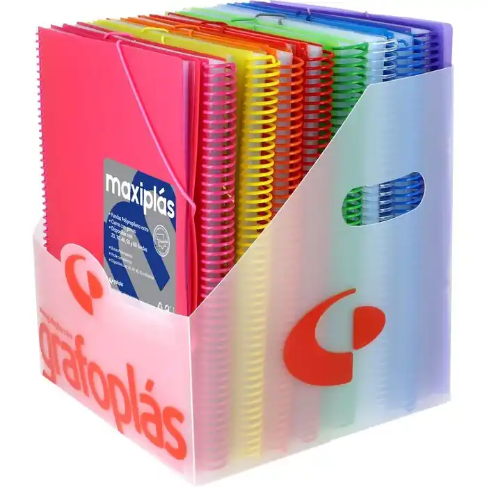 Carpeta 30 Fundas Maxiplas Transparente Verde Agua Pedido Al Por Mayor