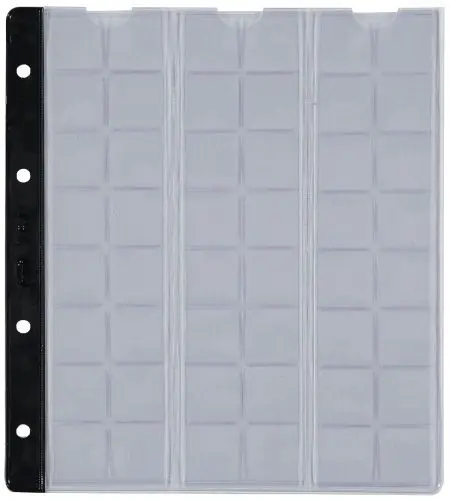 Funda para Album de Monedas Pardo con Lomo Rfzo. negro Ø 22Mm 48 Aloj. Venta Final