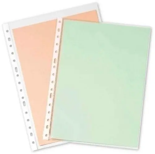 Funda Multitaladro Pardo Pp 90Μ Cristal A4 16 Tal. rfzo. Paquete de 100 Envío Inmediato