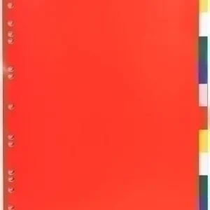 Separadores Exacompta Pp Flexible Opaco A4+ 12 Pestañas 11 Taladros Nuevo Modelo