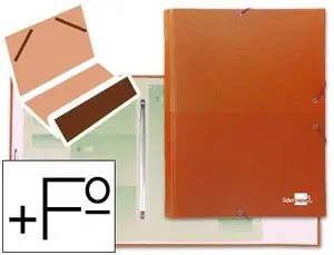 Bestseller Carpeta Clasificadora Liderpapel 12 Departamentos Folio Prolongado Carton Forrado Naranja
