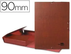 Carpeta Proyectos Liderpapel Folio Lomo 90Mm Carton Forrado Cuero Entrega Rápida