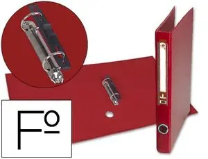 Carpeta 2 Anillas 25Mm Mixtas Liderpapel Folio Forrado Papercoat Rojo Compra Ahora