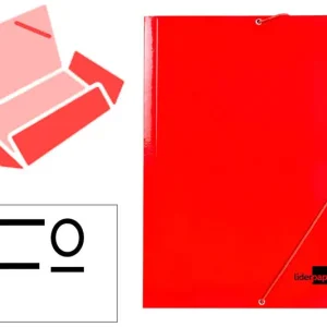 Carpeta Colgante Liderpapel Polipropileno Visor Central Folio Azul Súper Precio