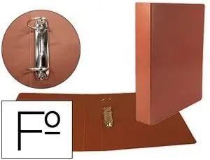 Carpeta de 2 Anillas 40Mm Mixtas Liderpapel Folio Carton Cuero Última Versión