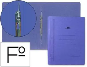 Carpeta Gusanillo Liderpapel Folio Carton Azul Rebajas