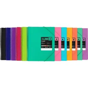 Carpeta 40 Fundas Maxiplas Pp I Like Mandarina Exclusivo