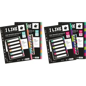 Solo Por Tiempo Limitado Juego 6 Separadores A4 Pp 0,5 Like Pastel