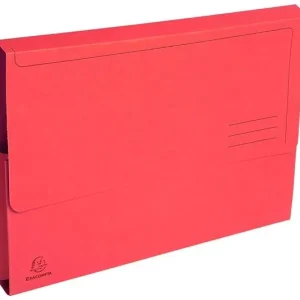 Subcarpeta Cartulina con Bolsa Exacompta A4 Rojo 290 Gr Precio Económico