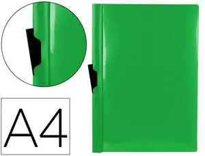 Stock Limitado Carpeta Liderpapel Dossier Pinza Lateral Polipropileno Din A4 Verde Translucido 60 Hojas Pinza Deslizante