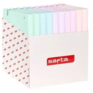 Solo Por Tiempo Limitado Carpeta 4 Anillas 35 mm Safta Din A4 Tapa Forrada Recambio 100 H Cuadro 5 mm Stationery Expositor 10 Unidades Surtidas