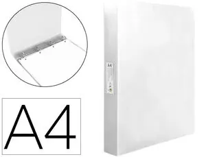 Carpeta Liderpapel 4 Anillas 25 mm Mixtas Polipropileno Din A4 Transparente Hecho A Mano