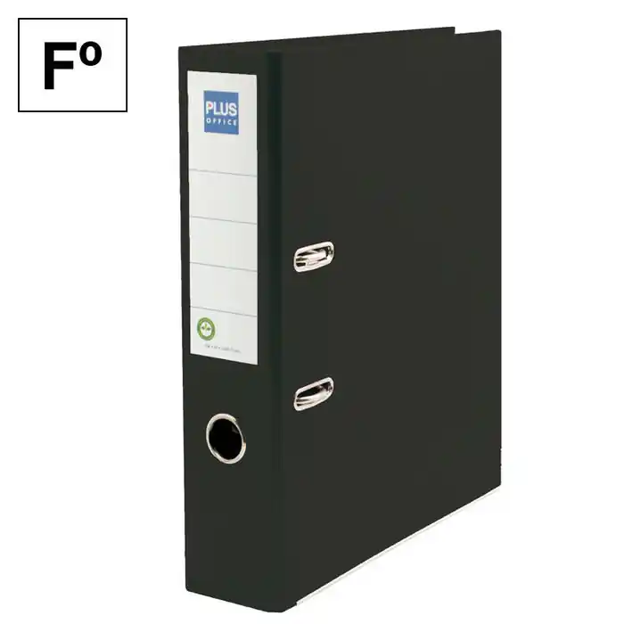Ocasión Especial Archivador Rado Plus Office Folio Lomo 75 mm Negro