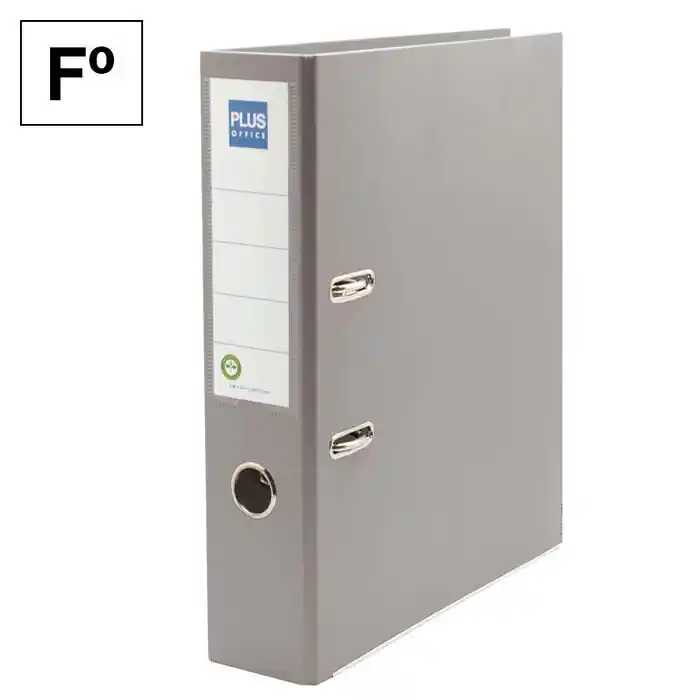Archivador Rado Plus Office Folio Lomo 75 mm Gris Promoción