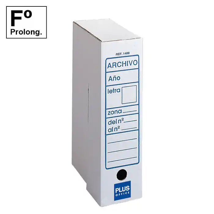 Barato Archivo Definitivo Plus Office Cartón Folio Prolongado