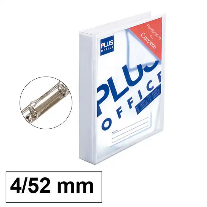 Carpeta Personalizable Plus Office 4 Anillas 52Mm Pvc Compra Hoy