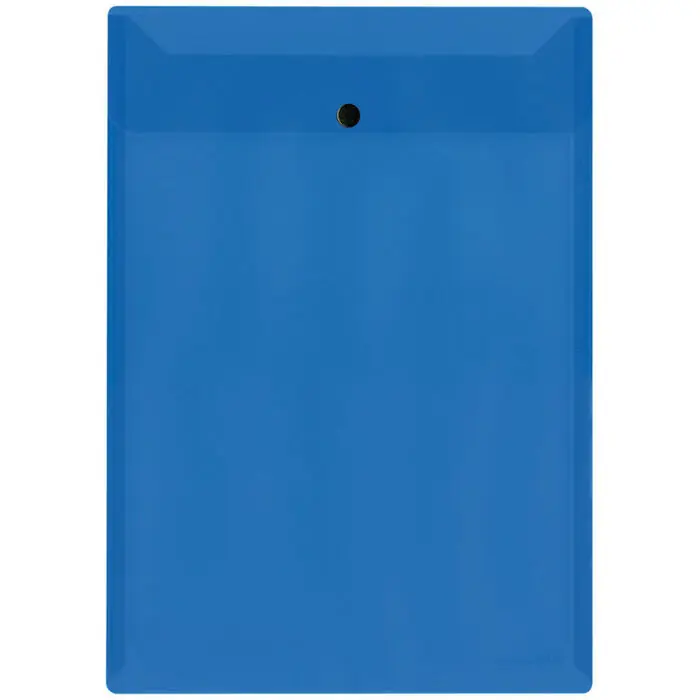 Sobre Plus Office Pp A4+ Broche Natural Azul De Moda