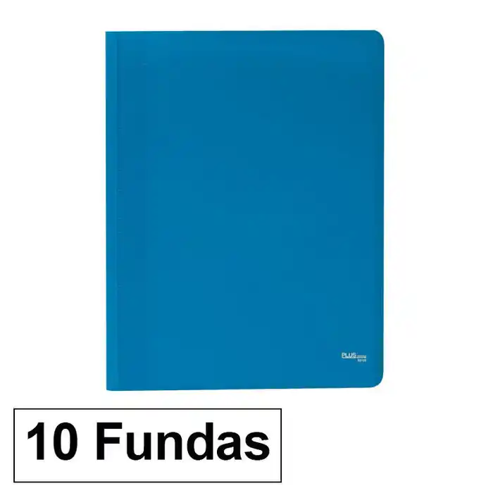Carpeta Flexible Plus Office A4 Azul 10 Fundas Pedido Al Por Mayor