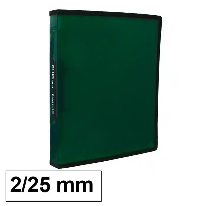 A Buen Precio Carpeta Plus Office A4 Pp 2 Anillas 25Mm Verde