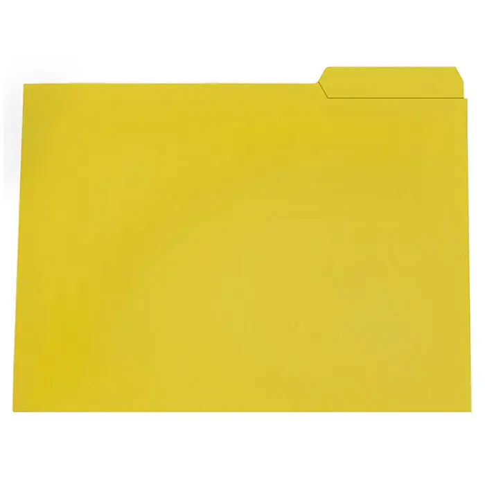 Subcarpeta Folio Gio Pestaña Derecha Amarillo Solo Hoy