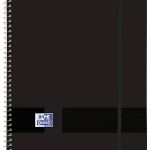 Carpeta 30 Fundas Espiral con Goma Oxford Live & Go A4 Negro Más Vendido