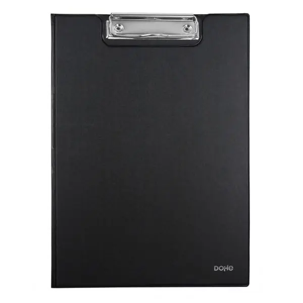 Carpeta Pvc Pinza Metálica Negro Ordenar Ahora Mismo