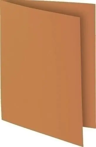 Subcarpeta Exacompta Rock´s 80 80G A4 Caramelo Paquete de 100 Nuevo Modelo