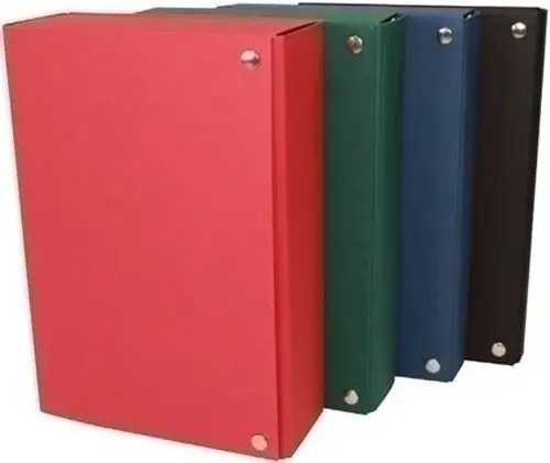 Carpeta de Proyectos Mariola Carton Forrado Geltex Armada Cierre Broche 7Cm Azul Auténtico