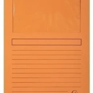 Subcarpeta Exacompta Forever Ventana 120G A4 Naranja Paquete de 25 Venta Final