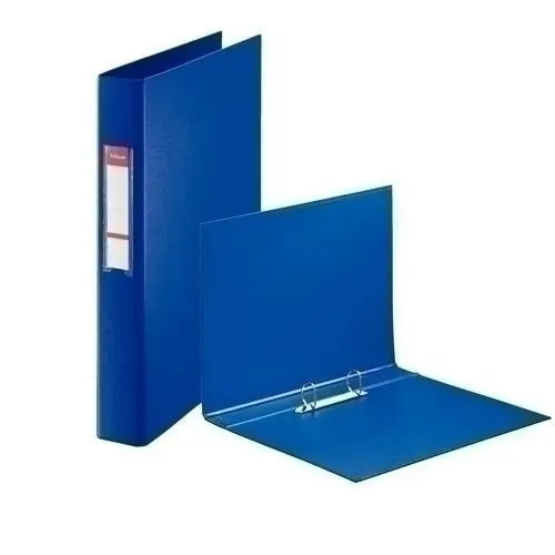 Carpeta de Anillas Esselte Pvc Oficina Fº 2 Anillas Mixtas 25Mm Azul Premium