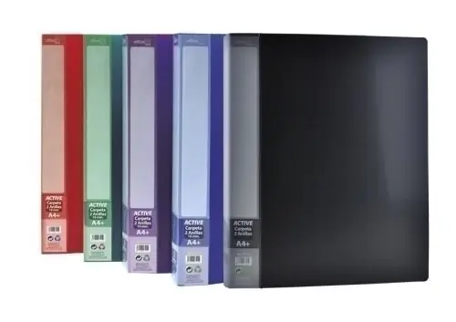 Garantía Incluida Carpeta de Anillas Office Box Pp Twill Supra A4 2 An. 16Mm 5 Col. surt.