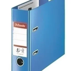 Archivador Palanca Esselte Plastico Encolado con Rado A5 Prolongado 75Mm Azul (46079) Precio Reducido