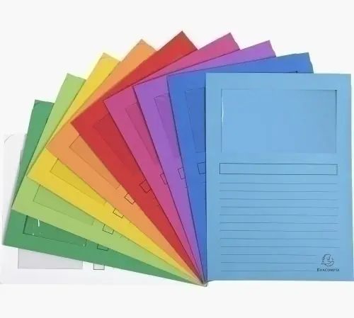 Subcarpeta Exacompta Forever Ventana 120G A4 Surtido Paquete de 25 Precio Bajo