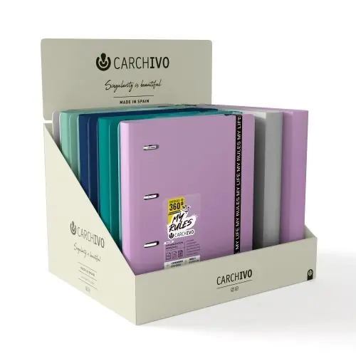 Carpebloc Carchivo Foam 360 My Rules A4 4 An. mixtas 35Mm con Rec. 100 Hj. Cuadric. 5X5 Surtido Original