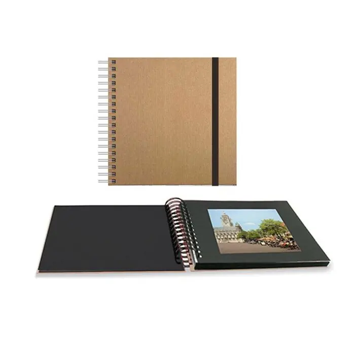 Album Fotos Wire-O 30 X 30 cm 30 Hj Negro Senfort Kraft Marca Reconocida