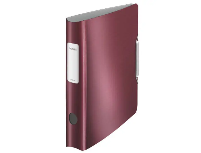Archivador de Palanca Leitz Active 180 Din A4 Polyfoam Lomo 65 mm Color Rojo Granate Súper Precio