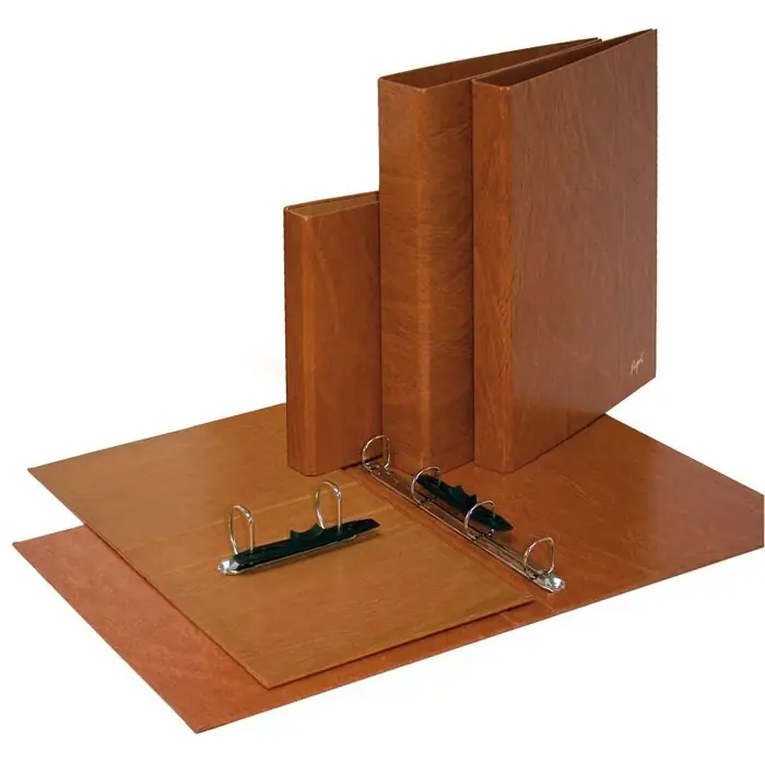 Carpeta Forrada Folio Simil Cuero 4 Anillas 40 mm Súper Precio