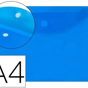 Sobre Velcro Liderpapel A4 Azul Ocasión Especial
