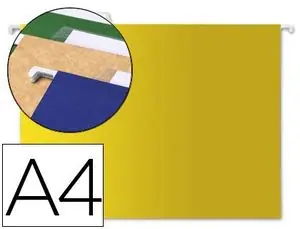 Carpeta Colgante Liderpapel A4 Amarilla Devolución Gratuita