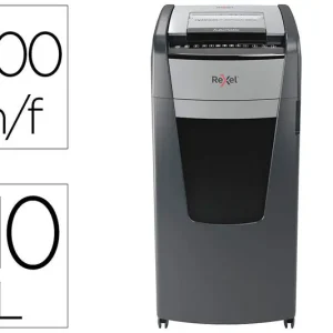 Destructora de Documentos Rexel Optimum Auto+ 600X Eu Capacidad 600 Hojas Particulas Destruye Grapas Moderno