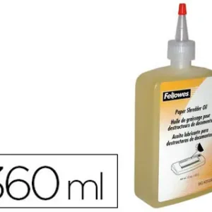 Aceite Lubricante Fellowes para Destructora de Documentos 360 Ml Original