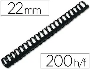 Canutillo Q-Connect Redondo 22 mm Plastico Blanco Capacidad 200 Hojas Caja de 50 Unidades Venta Final