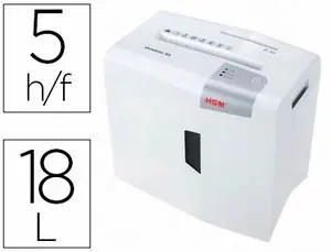 Compra Hoy Destructora de Documentos Hsm Shredstar X5 Capacidad de Corte 5 H en Particulas Destruye Grapas Clip