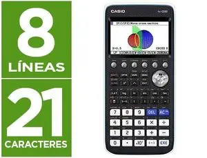 Calculadora Casio Fx-Cg50 Cientifica Grafica 8 Lineas 21 Caracteres Pantalla Color 3D Memoria 16 Mb Precio Bajo