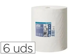 Premium Papel Secamanos Tork Extra Ancho 215 mm Largo 160 Mt 2 Capas para Dispensador M2 Paquete de 6 Unidad