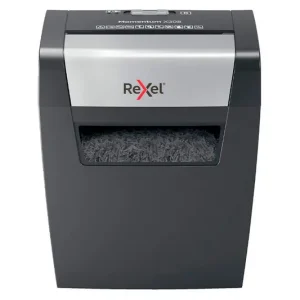 Solo Hoy Destructora de Documentos Rexel Momentum X308 Capacidad de Corte 8 Hojas Destruye Grapas y Clips 15 Litros