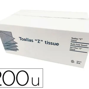 Venta Final Toalla de Papel Secamanos Dahi Z Ecopasta 2 Capas Caja con 20 Paquete de 200 Unidades