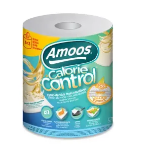 Papel de Cocina Amoos Calorie Control 3 Capas 58G/m2 109 Servicios Rollo Promoción