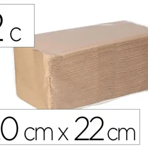 Precio Rebajado Toalla Secamanos Bunzl Greensource Nature Celulosa Reciclada Plegado V 2 Capas 20X22 cm Caja de 20 Paquetes