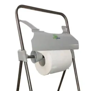 Últimas Unidades Portabobina Buznl Greensource Tripode Suelo Abs Reciclado con Sierra de Corte para Bobinas Papel Celulosa